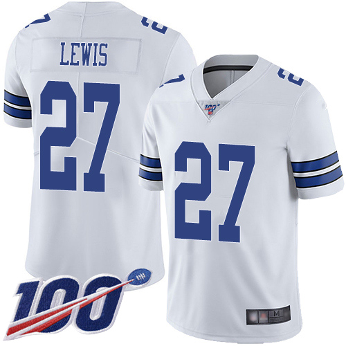 Men Dallas Cowboys Limited White Jourdan Lewis Road 27 100th Season Vapor Untouchable NFL Jersey
